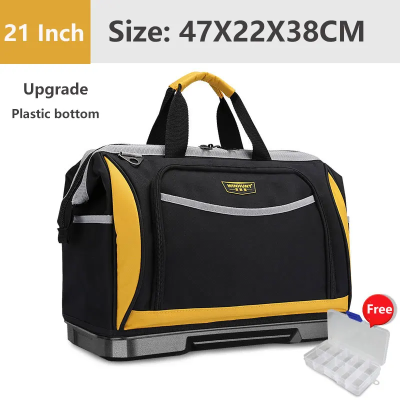 rolling tool chest Repair Tools Bag Workpro Suitcase Storage Organizer Electrician Tool Belt Multiple Function Large Capacity Oxford Waterproof tool chest with tools Tool Storage Items