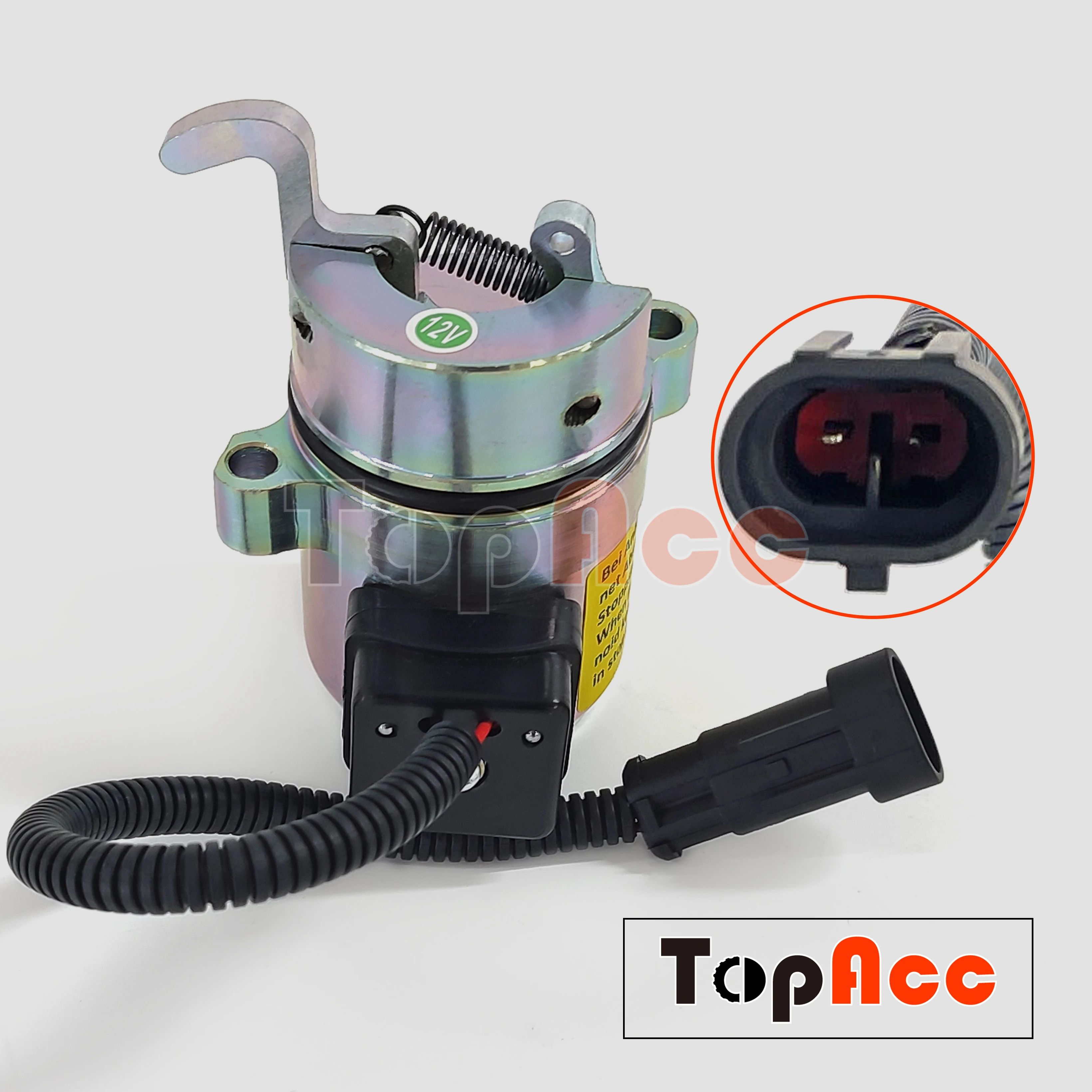 0427 2956 Fuel Shutoff Solenoid 12V 6686715 Fit For Bobcat Loaders A220 863 873 T200 Deutz 1011/2011 Engine Valve | Автомобили и