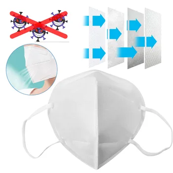 

Hot Sale Non-wovens Mask 50pcs Face Mouth Masks Non Woven Disposable Anti-Dust Masks Earloops Masks Drop Shipping