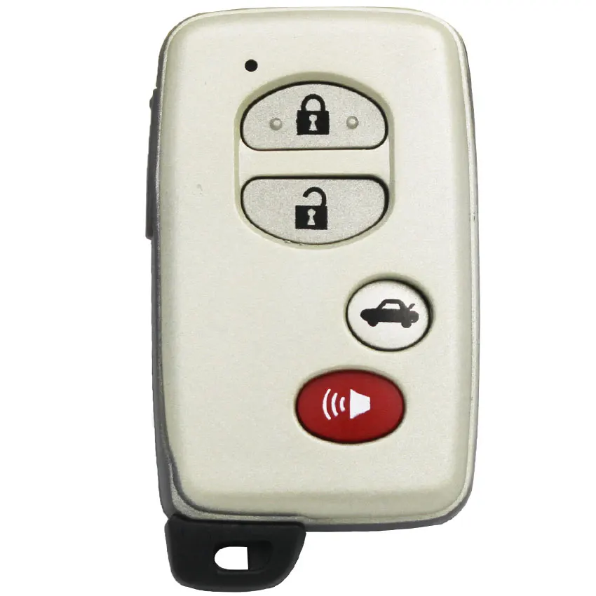 3+ 1/4/3 кнопки дистанционного ключа чехол оболочка Fob для Toyota Avalon Camry 4runner RAV4 Venza Land Cruiser с неразрезанная вставка ключ - Количество кнопок: 4B