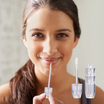 

5pcs Mini Empty Lip Gloss Tube DIY Lipstick Cosmetic Packing Container for Girl