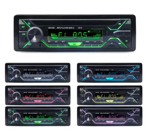 10 шт. автомобильный Радио стерео плеер Bluetooth телефон AUX-IN MP3 FM/USB/1 Din/пульт дистанционного управления 12 в автомобильный аудио 3010