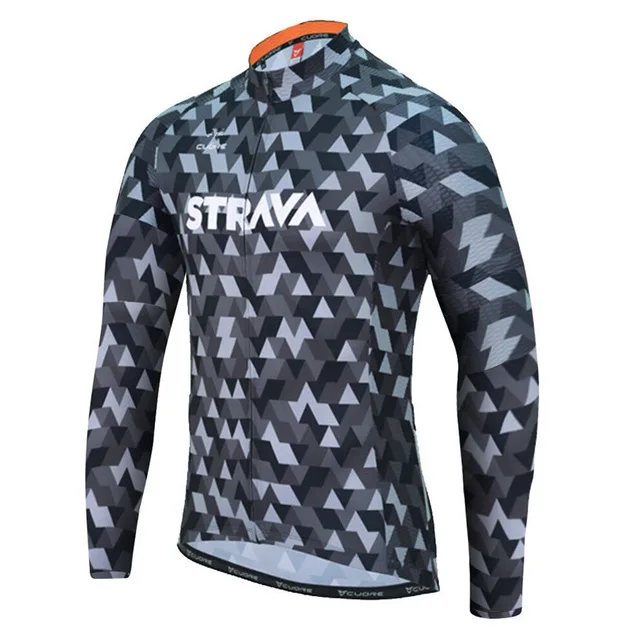 strava длинный рукав Велоспорт Джерси Набор Триатлон go pro roupa de одежда для велоспорта ciclismo hombre maillot ciclismo Велоспорт - Цвет: C21