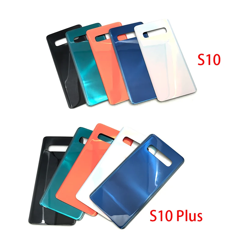 50 шт, задняя крышка батареи Стекло для samsung Galaxy S10/S10 Plus/S10e