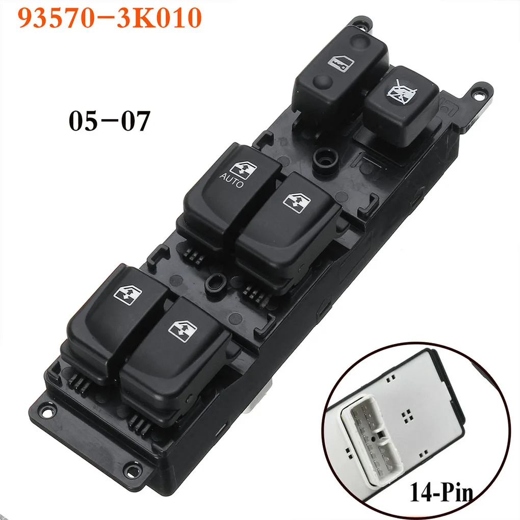 Замена для hyundai Sonata 05-07 93570-3K010 переключатель с водительской стороны Электрический оконный переключатель