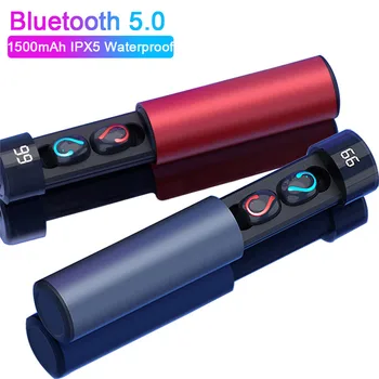 

Lyenn Q67 Bluetooth 5.0 TWS Wireless Earphones Touch Control Earbuds Sport Headset Waterproof HiFi In-Ear Earphones for Phones