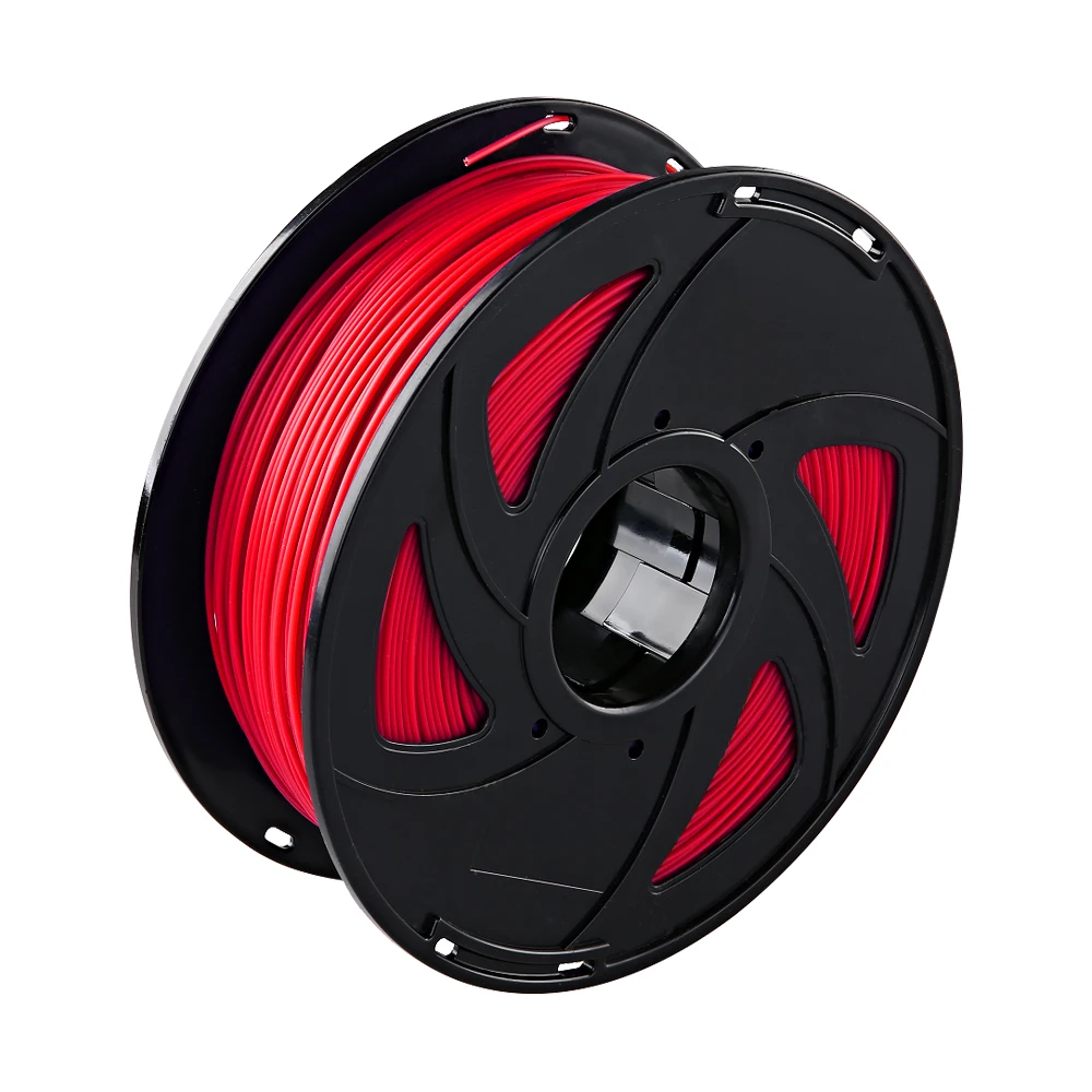Red XVICO 3d принтер PLA нити, точность измерения+/-0,02 мм, для 3D-принтера 1 кг катушка 1,75 мм Печать - Цвет: Red
