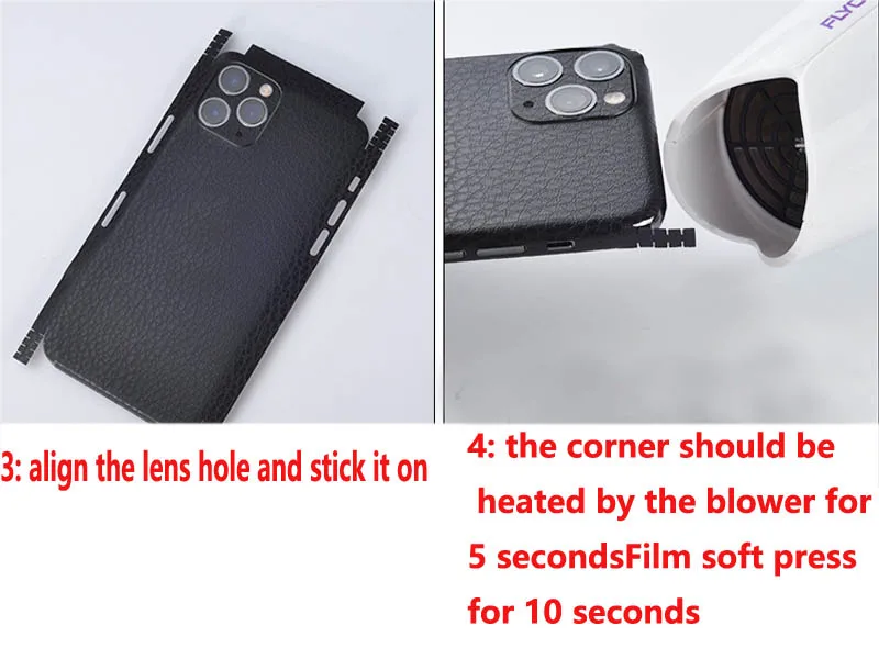 iphone 7 waterproof case Leather Skin Pattern Sticker For iPhone 8 11 12 Plus Back Films Decal For iPhone 11 Pro Max Sticker Adhesive Skin case for iphone 8