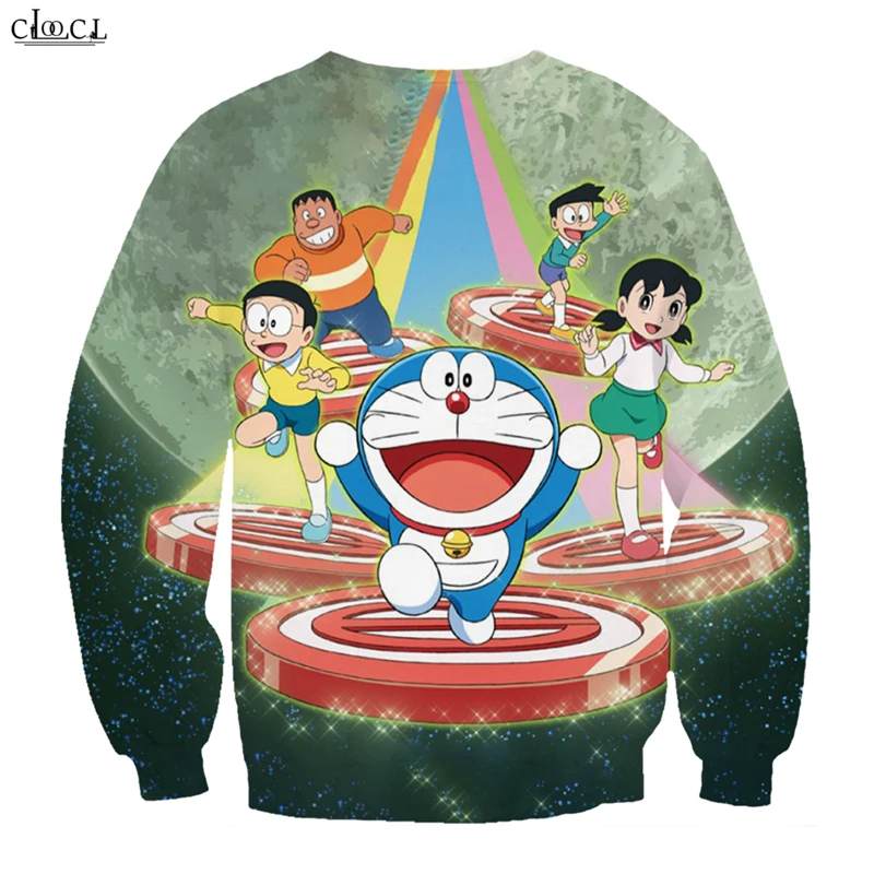 Классический Аниме Doraemon толстовка модная мужская одежда мультфильм 3D печать