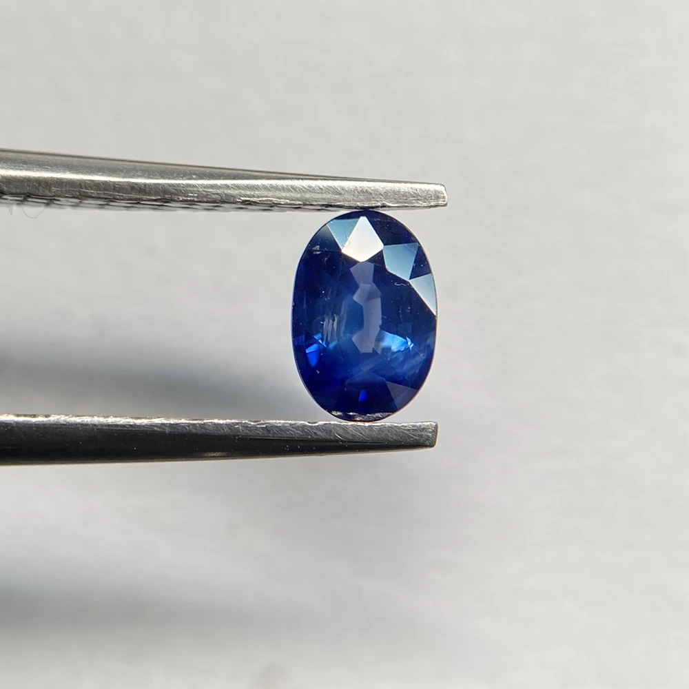 1 Carat A Quality Oval Cut 3x5mm About 4pcs Thailand Natural Original Royal Blue Sapphire Gemstones For Jewelry Making