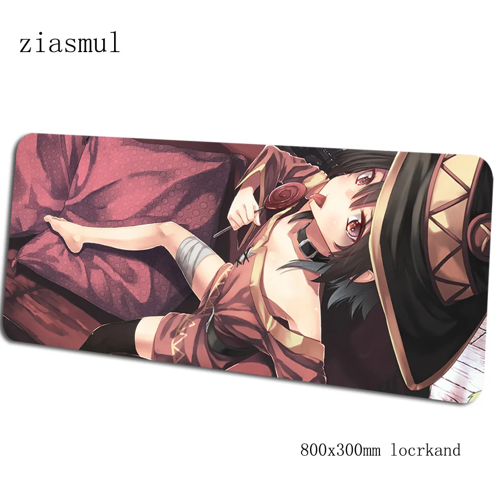 Megumin коврик для мыши геймерский толстый 800x300x3 мм notbook коврик для мыши игровой коврик для мыши большой Новое поступление коврик для мыши ПК настольный коврик для мыши - Цвет: pattern 2