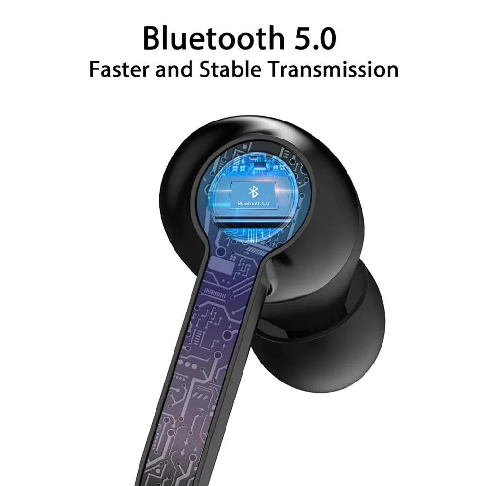 XGODY Новое поступление Bluetooth 5,0 наушники стерео беспроводной Активный шумоподавление с микрофоном Handsfree наушники