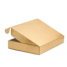 Металлическая блестящая золотая упаковочная коробка,, индивидуальная печать логотипа, подходит для аксессуаров для одежды, шарфов, париков, подарочная упаковка