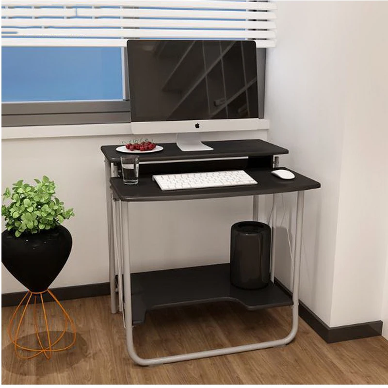 

250636/New computer desk / desktop home desk / folding learning simple modern creative small table/Frosted panel
