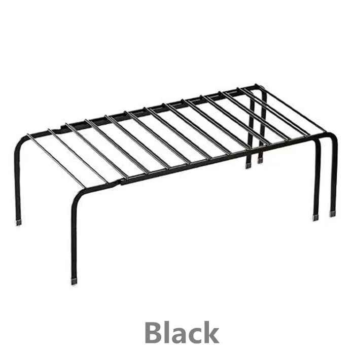 Black 1 шт. кухонный стеллаж для хранения железный художественный Телескопический ароматизатор полка органайзер для кухни ванной практический инструмент - Цвет: Black