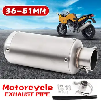 

Universial 36-51mm Motorcycle Exhaust Muffler w/ Silencer Dirt Street Bike For Dirt Bike/Street Bike/Scooter/ATV/Quad For Suzuki