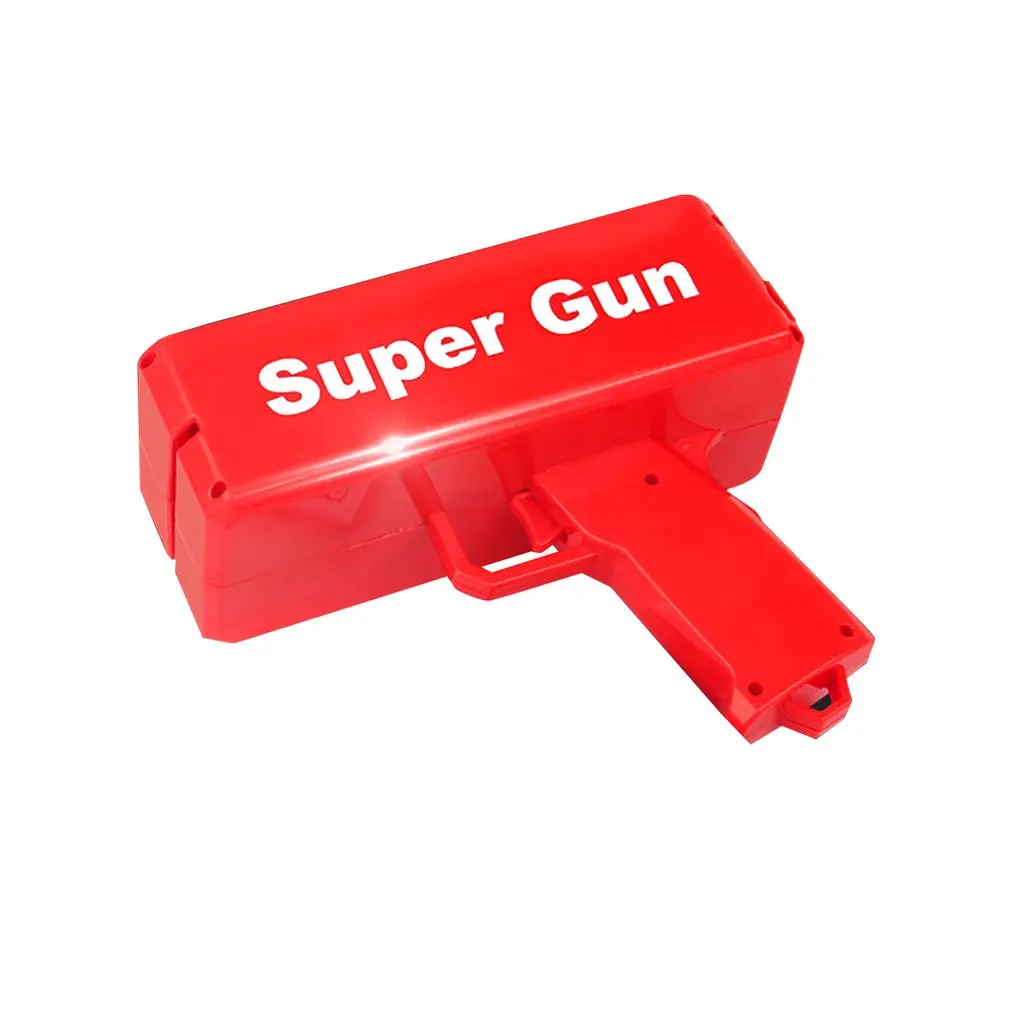 Make It Rain Money Gun Game Spit Banknotes Cash Cannon Toy Pistol Christmas Gift Party Toys Blow Dart | Игрушки и хобби
