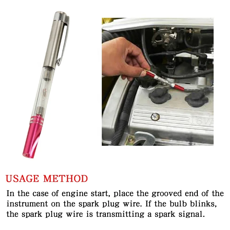 Auto Ignition Coil Circuit Tester Without Removing High voltage Wire