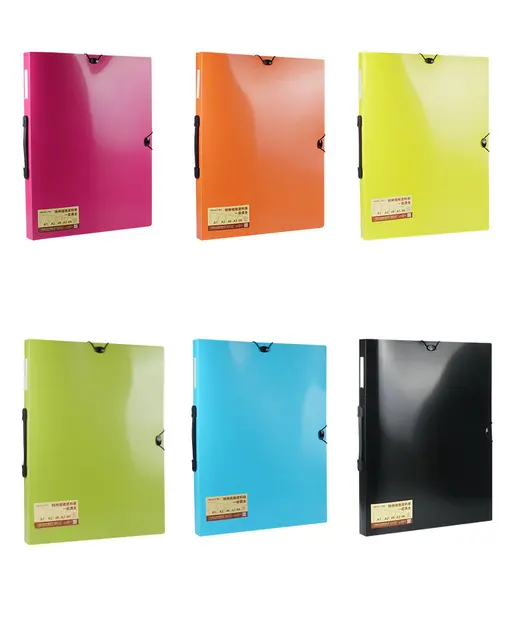 Raccoglitore Documenti A4 Con Buste Trasparenti - Portadocumenti Per Ufficio E Scuola