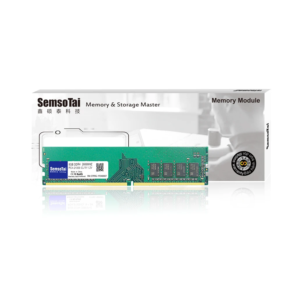 Для настольного компьютера DDR4 8GB 2400MHZ 2666 память для компьютера DDR4 чип памяти 8GB для настольного компьютера PC4-19200/PC4-21300