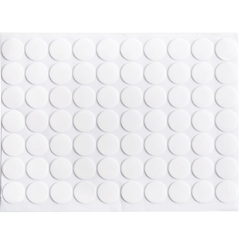 

Hot 70PCS Double-sided Adhesive Traceless Rubber Sticker Wall Jewelry Photo Frame Mirror Solid Glue Waterproof Transparent