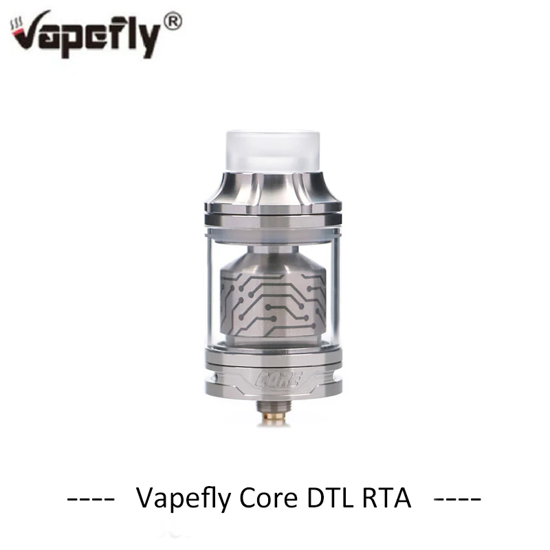 Новейший Vapefly ядро DTL RTA одиночные/двойные катушки с 4 мл емкость и 810/510 капельного электронная сигарета атомайзер vs vapefly червоточина