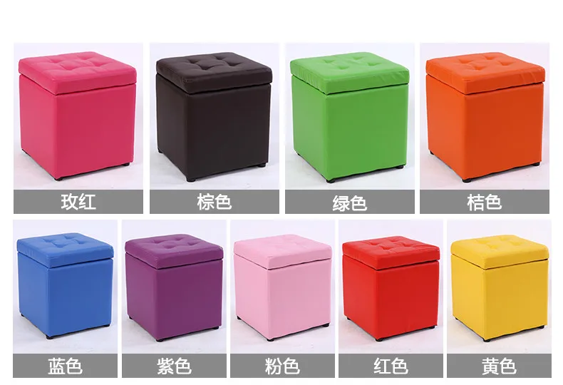 Small storage stool modern sofa fashionable bench creative storage bench kids furniture vanity stools Synthetic Leather Small storage stool modern sofa fashionable bench creative storage bench kids furniture vanity stools Synthetic Leather