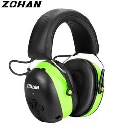 ZOHAN – protège oreilles Bluetooth 5.0, avec réduction du bruit, 25dB NRR, Protection auditive pour la tonte de la musique 