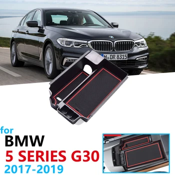 

Car Organizer Accessories for BMW 5 Series G30 2017 2018 2019 520 530 540 520d 525d 540d G31 M5 M Power Armrest Box Storage