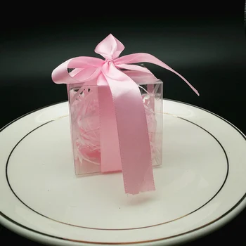 

20Pcs Transparent Gift PVC Boxes Creative Laser Cutting Wedding Candy Box Chocolate Carton Wedding Decoration Caja De Dulces