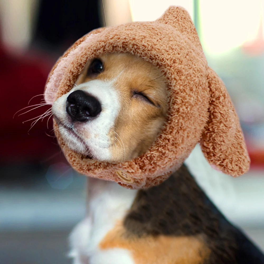 Зимняя одежда для собак бейсболка с кошкой милый костюм аксессуары для собак для маленьких собак розовые кошки вечерние рождественские кепки товары для домашних животных Чихуахуа Мопс