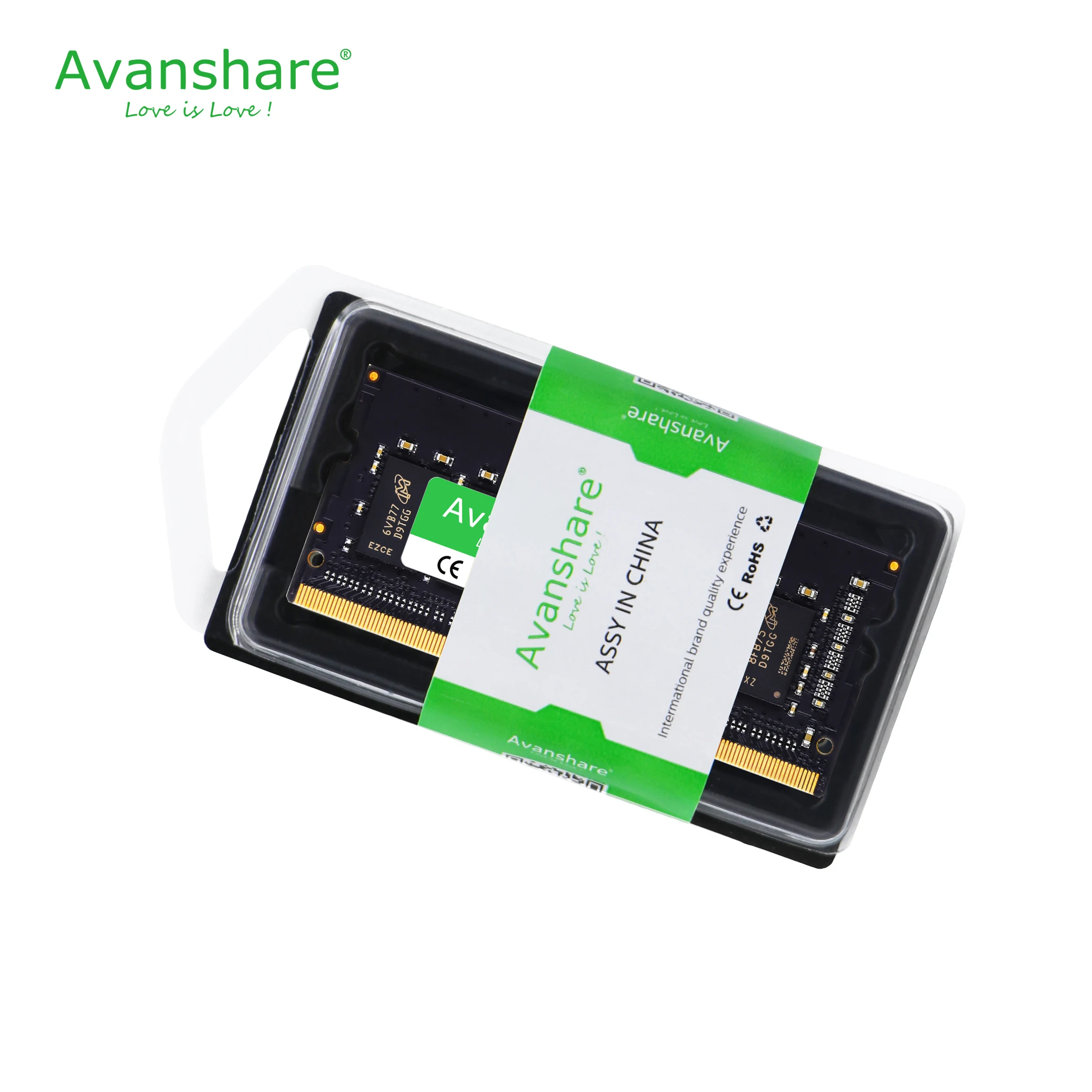 ОЗУ Avanshare DDR4 8 ГБ 4 16 2400 МГц 2666 3200 Sodimm для ноутбука высокопроизводительная память