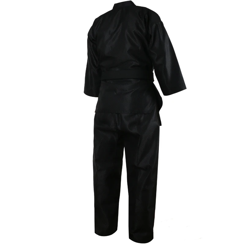 Black Trainer Taekwondo Uniform TKD Long Sleeve Kids Clothes Dobok Adult master Taekwondo brance wtf itf Suits Tae kwon do sets