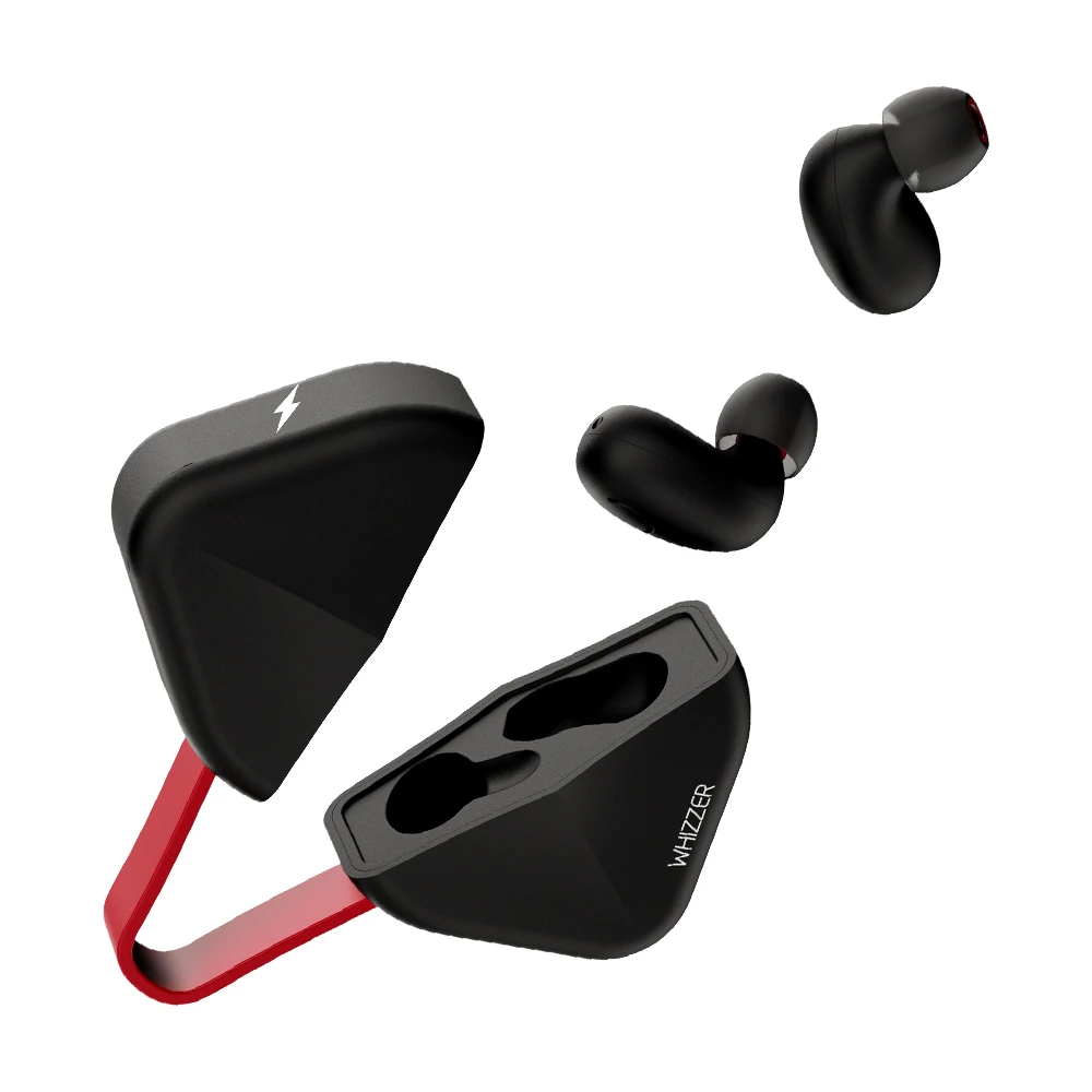 Whizzer B6 IPX7 Waterproof Upgraded TWS Earphones Wireless Earbuds Bluetooth 5.0 Support Aptx 45h Playing Time For iOS/Android