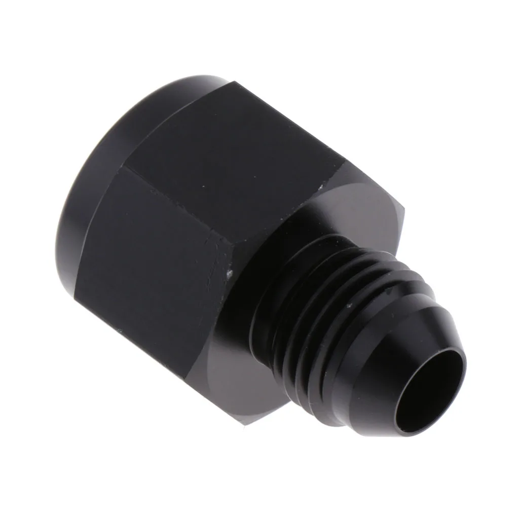 MagiDeal Black AN8 Female to AN6 Male AN Flare Fitting Reducer Adapter 35mm