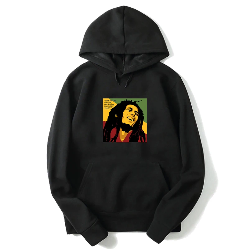 hoodie 6 Толстовки с длинным рукавом Bob Marley Осенняя Женская Мужская Толстовка Harajuku's пуловеры топы унисекс с длинным рукавом толстовки с капюшоном - Цвет: hoodie 6