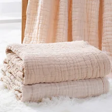 Детское одеяло s одеяло для новорожденных пеленка одеяло детское одеяло бамбуковые муслиновые пеленальные хлопчатобумажные ткани 6 слоев Прямая поставка