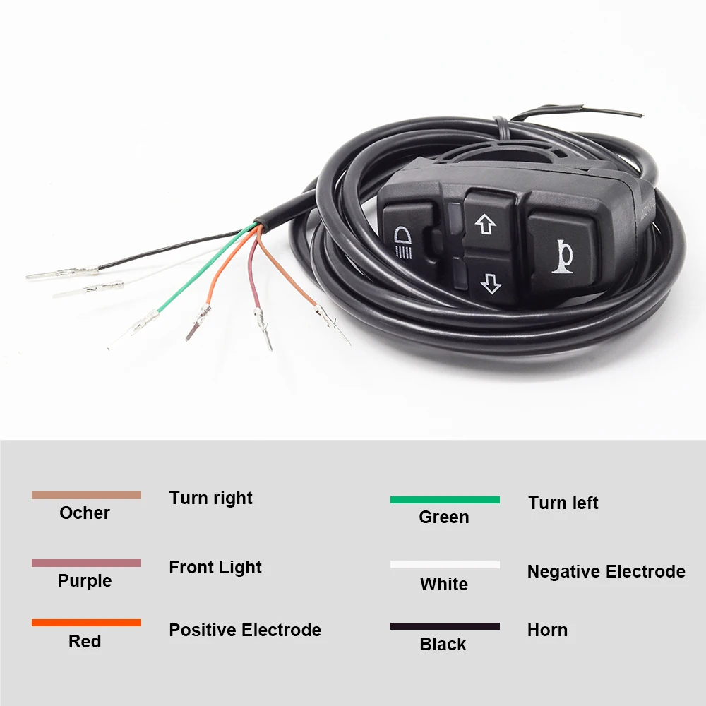 E-Bike Licht-Horn-Schalter-Mountain-Bike-Zubehör 5