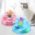 Cat Toy Cat Accessories Cute Turntable Ball Interactive Pets Toys Three Layers Teaser Mouse Pet Kitten Young Pet Supplies