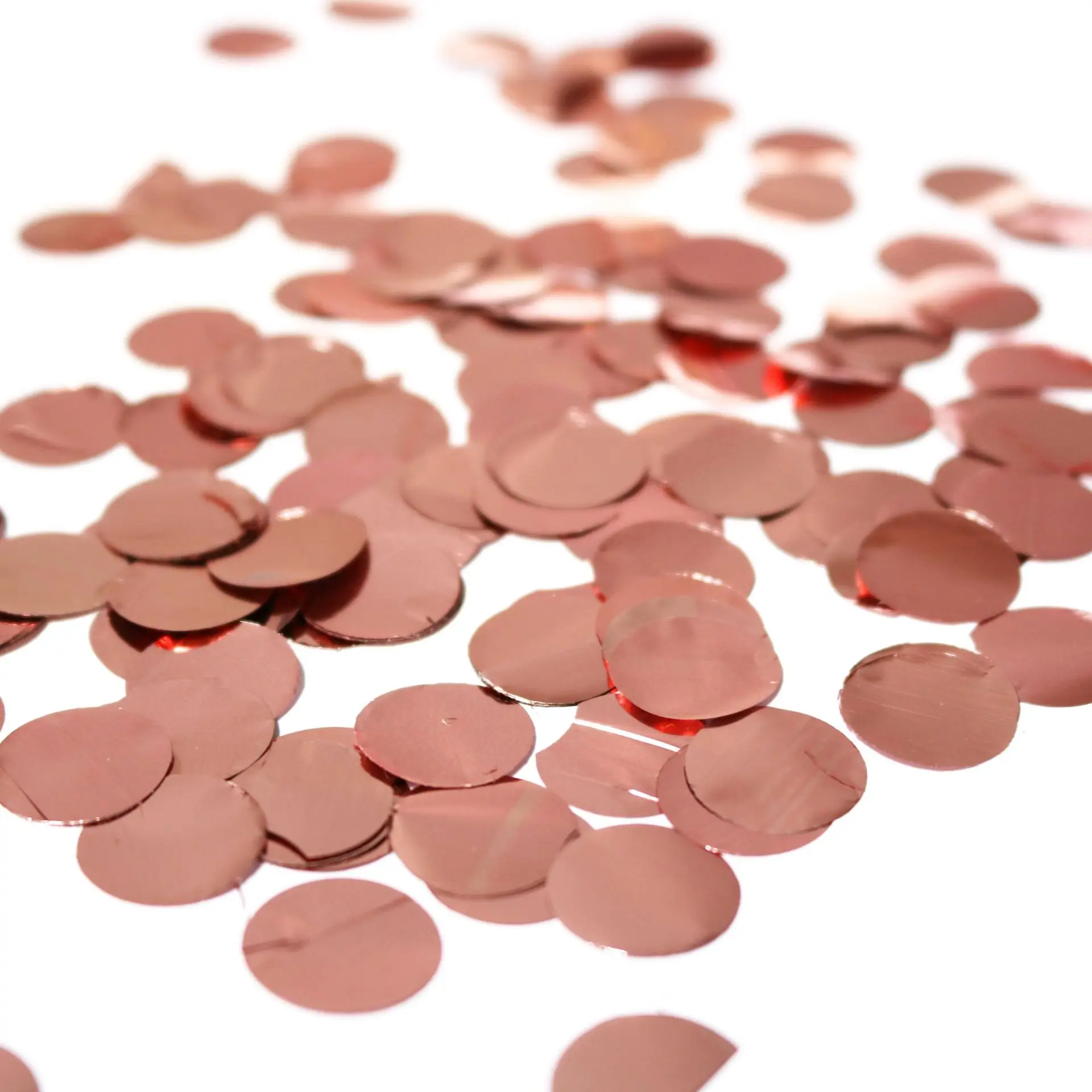 Confetti Wedding Decoration Baby Shower Decorations Birthday Gold Silver Rose Gold Party Confetti 1.5cm Circular Mirror Party Decorations Paper Confetti Rose Confetti Hand Throw Confetti Poppers