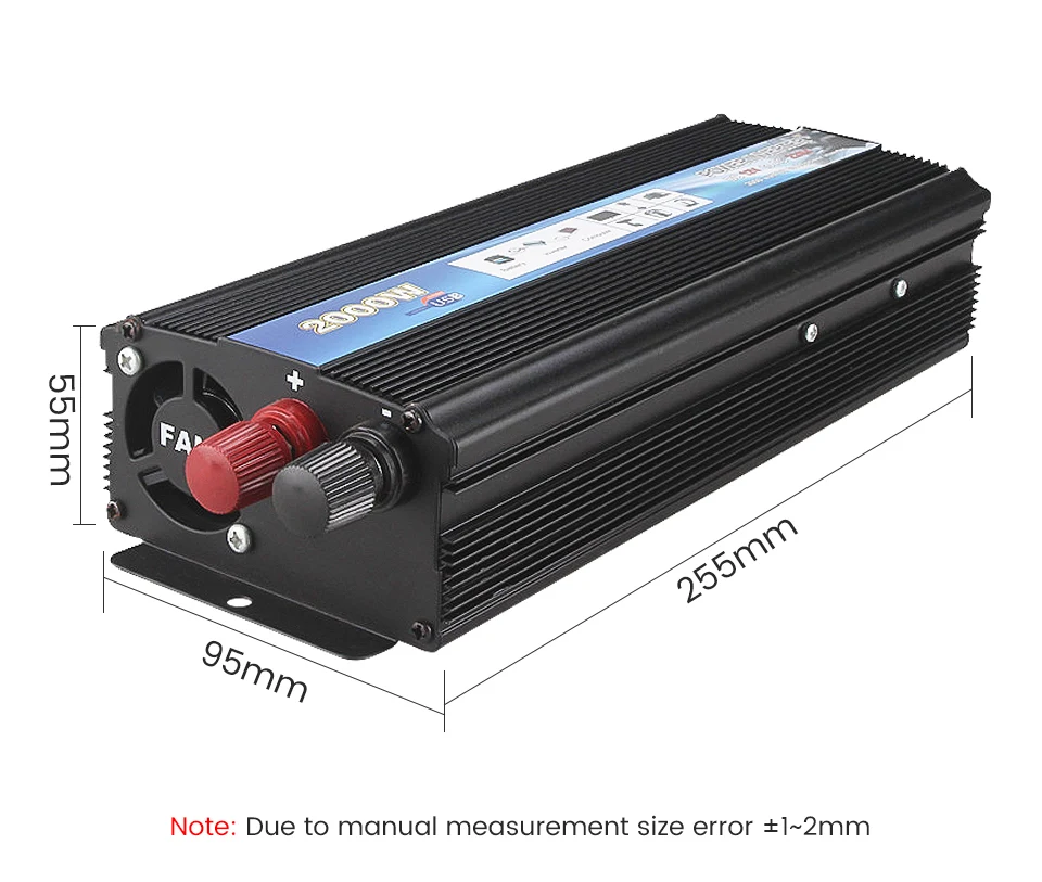 SUNYIMA модифицированный синусоидальный инвертор DC12V/24 V к AC220V 50HZ усилитель конвертера мощности для автомобиля Инвертор бытовой DIY