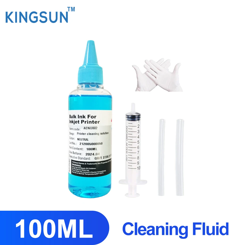 

100ml Printer Head cleaning solution liquid for Epson Canon HP Brother Inkjet Printer universal Printer Head