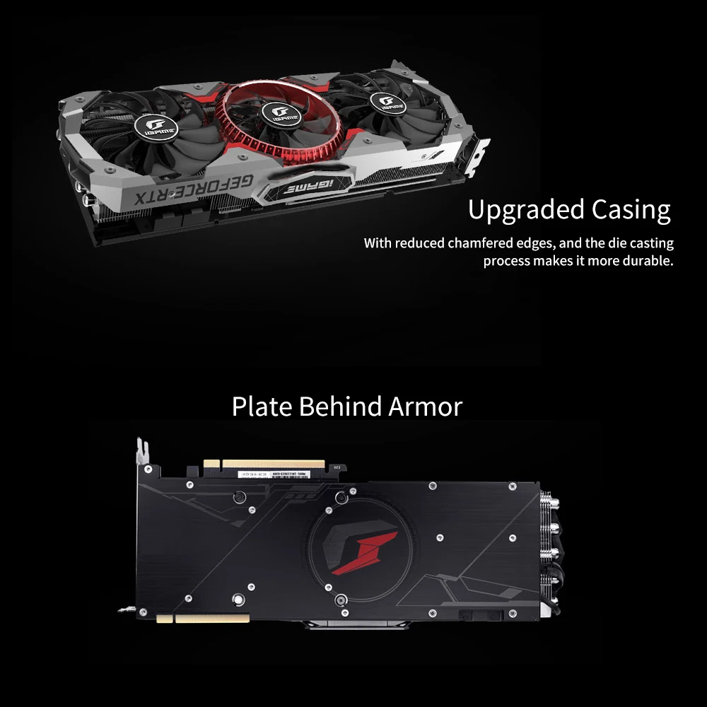 Красочная видеокарта GeForce RTX 2080 с суперграфической картой, расширенный процессор OC GDDR6 8G iGame, видеокарта Nvidia, один ключ, Overclock RGB Light