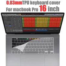 TPU Keyboard protective film New macbook pro 16 inch A2141 keyboard cover 0.03mm Transparent keyboard cover For macbook pro 16