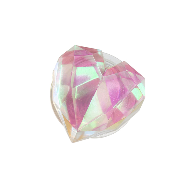 3D Korea Laser Heart Phone Holder Griptok Support for IPhone Samsung Xiaomi Grip Tok Folding Handband Bracket Finger Stand