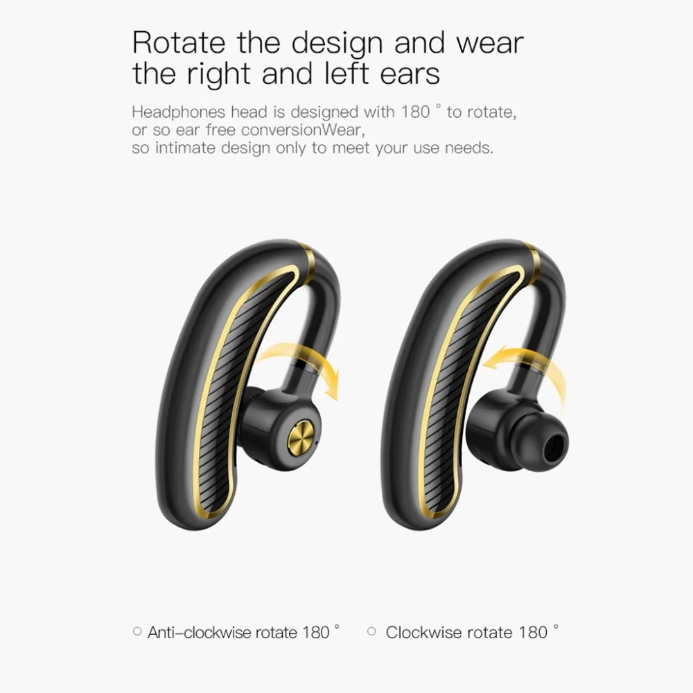 Blueteoth наушники Беспроводная гарнитура V5.0 Hands Free наушник с микрофоном беспроводные наушники-вкладыши автомобильные наушники Fone De Ouvido 50DEC16