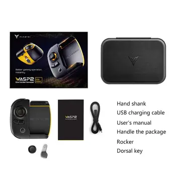 

Flydigi Wasp 2 Gamepad Tablet Controller Pubg COD Bluetooth Auxiliary Controller