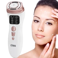 Mini HIFU macchina ultrasuoni RF EMS dispositivo di bellezza facciale massaggiatore viso sollevamento del collo rafforzamento ringiovanimento prodotto per la cura della pelle