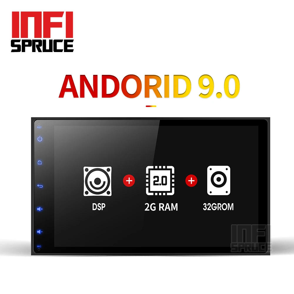 32G car dvd for Toyota Corolla Auris Fortuner Estima vios 2016 2017 2018 android 9.0 gps navigation radio stereo | Автомобили и