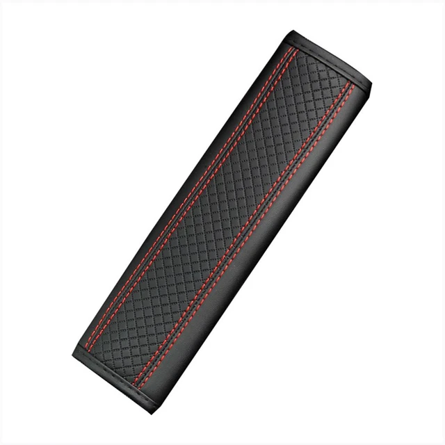 Funda de protección para cinturón de seguridad de coche, cubierta de cuero  con diseño en relieve, almohadilla de hombro, suave y cómoda, 1 ud. -  AliExpress